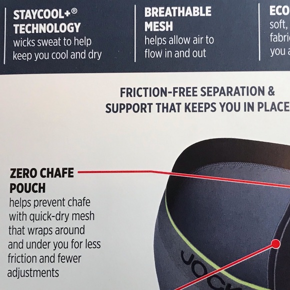 NWT $25 JOCKEY Zero-Chafe Pouch Mens Boxer Briefs - 3 pack  6” Inseam - Picture 14 of 16